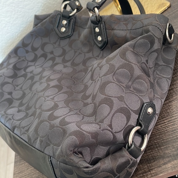 Coach Handbag Dark Brown - Picture 4 of 9